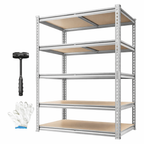 Estante Metálica Ajustável 5 Níveis – 905 kg | FlexiRack™