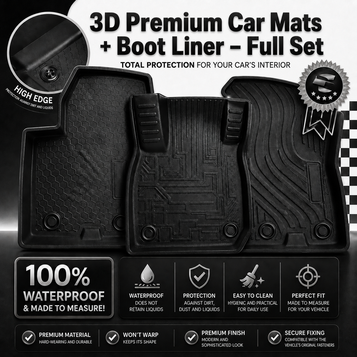 Tapetes 3D Premium FIXARO - imagem 1