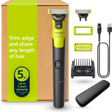OneBlade Face 360 Aparador de Pelos Faciais + 1 lâmina extra, pente 5 em 1