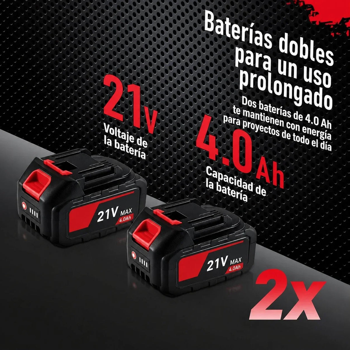 Motosserra sem Fio Brushless 12” com 2 Baterias 4.0Ah e 3 Correntes CUTVORA™