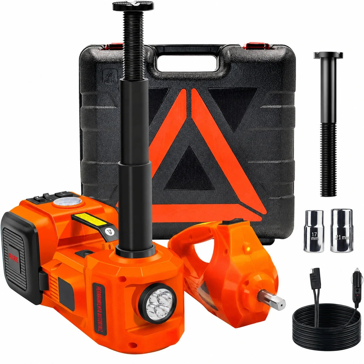 Macaco Hidráulico Elétrico 4 em 1, 5 Toneladas 12V - ALZAVIX™