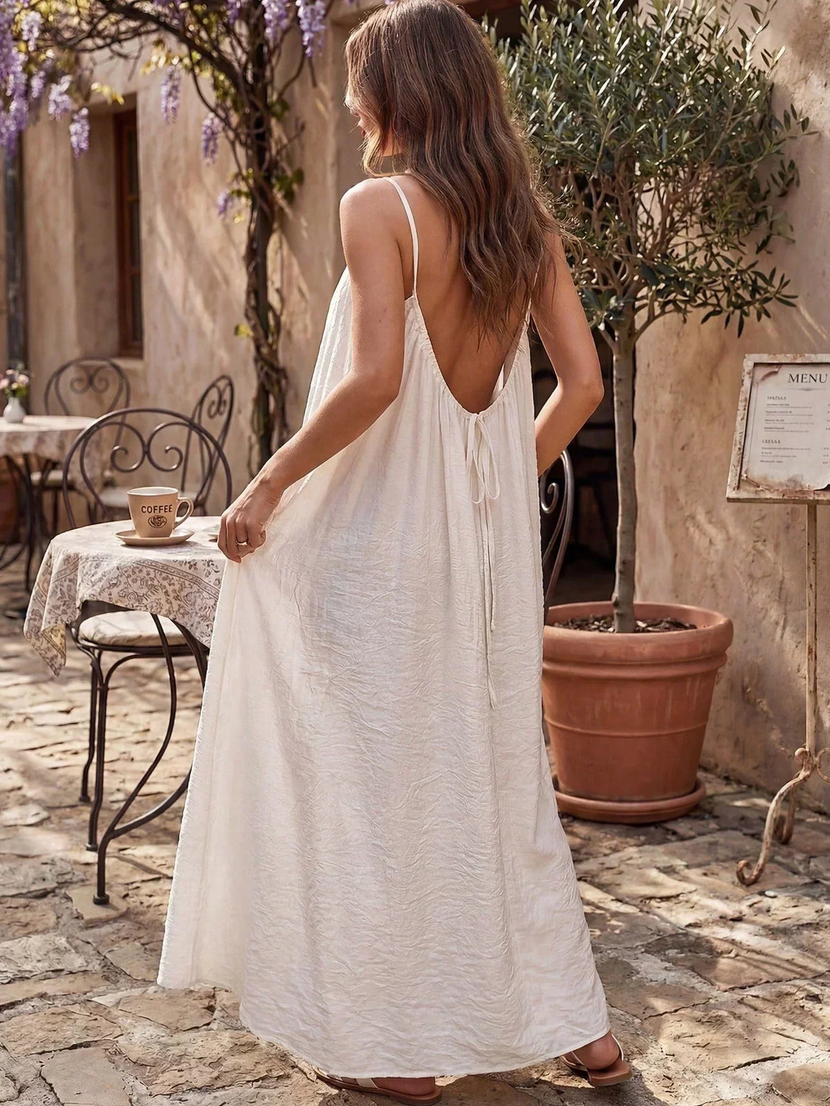 Vestido Feminino Costas Nuas Ultraleve - DOUCÉVA™