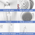 Lavadora Portátil 5,5 kg 2 em 1 com Centrifugação - LAVAXIS™
